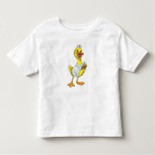Duck als verpleegster met hart kinder shirts (Voorkant)