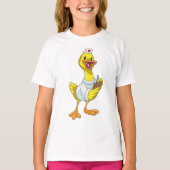 Duck als verpleegster met hart t-shirt (Voorkant)