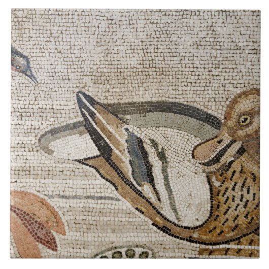 Duck and bird, Nile mosaic, House of the Faun Tegeltje (Voorkant)