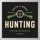 Duck and Deer Hunting Season Poster (Voorkant)