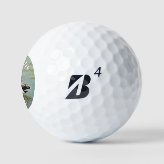 Duck and First Name Love Water Golfballen (Logo)