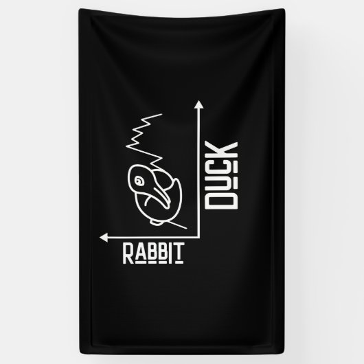 Duck And Rabbit Graph Mathematic Spandoek (Verticaal)