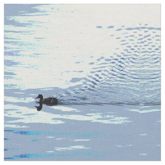 Duck and Ripples Fabric Stof (Close Up)