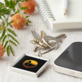 Duck Animal Retro Sleutelhanger (Zijkant)