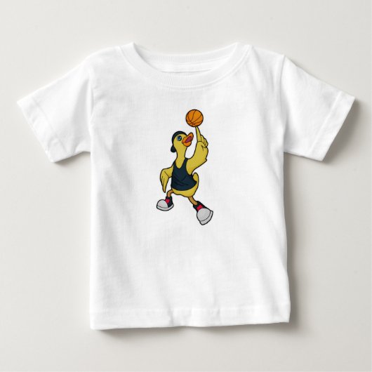 Duck as Baskeball player with Basketball (Voorkant)