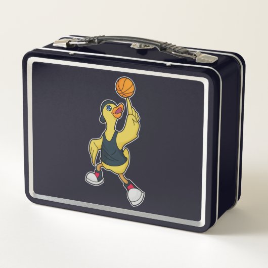 Duck as Baskeball player with Basketball (Achterkant)