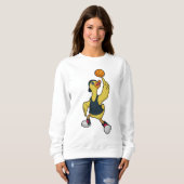 Duck as Baskeball player with Basketball Trui (Voorkant volledig)