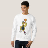 Duck as Baskeball player with Basketball Trui (Voorkant volledig)