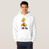 Duck as Basketball player with Basketball Hoodie (Voorkant volledig)