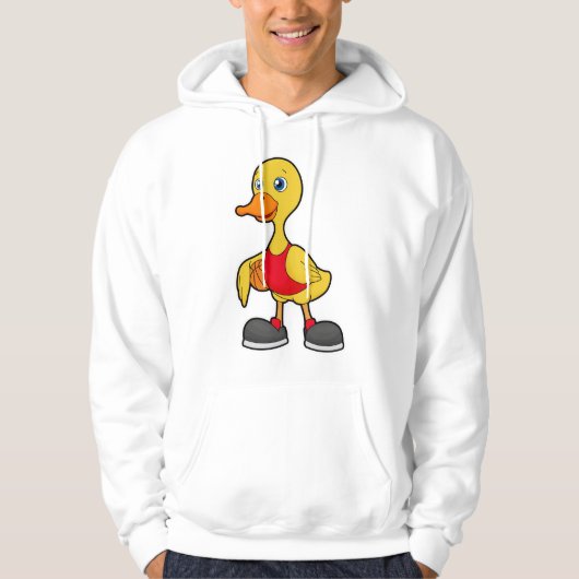 Duck as Basketball player with Basketball Hoodie (Voorkant)