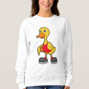 Duck as Basketball player with Basketball Trui