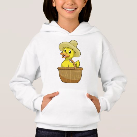 Duck as Farmer with Basket (Voorkant)