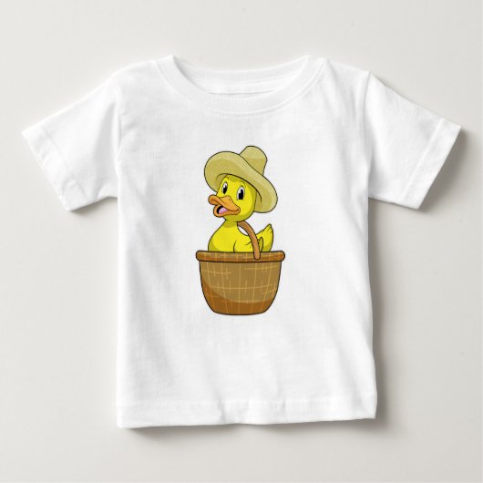 Duck as Farmer with Basket (Voorkant)