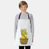 Duck as Farmer with Basket Schort (Gedragen)