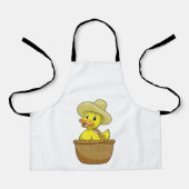 Duck as Farmer with Basket Schort (Voorkant)