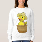 Duck as Farmer with Basket Trui (Voorkant)
