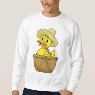 Duck as Farmer with Basket Trui