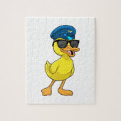 Duck as Pilot met Pilot pet Legpuzzel (Verticaal)