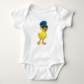 Duck as Pilot met Pilot pet Romper (Voorkant)