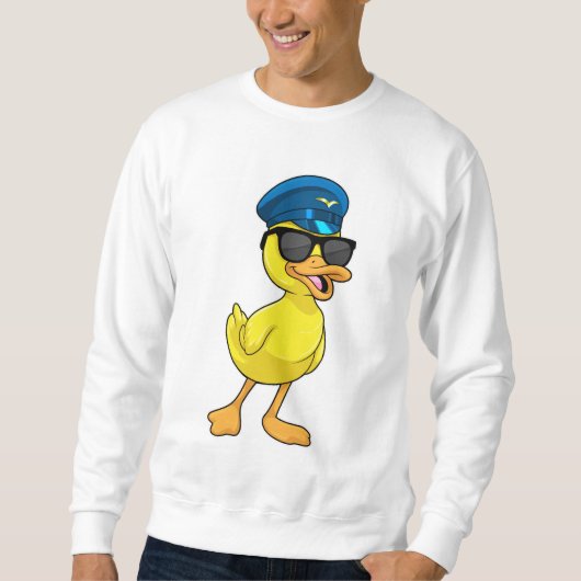 Duck as Pilot met Pilot pet Trui (Voorkant)