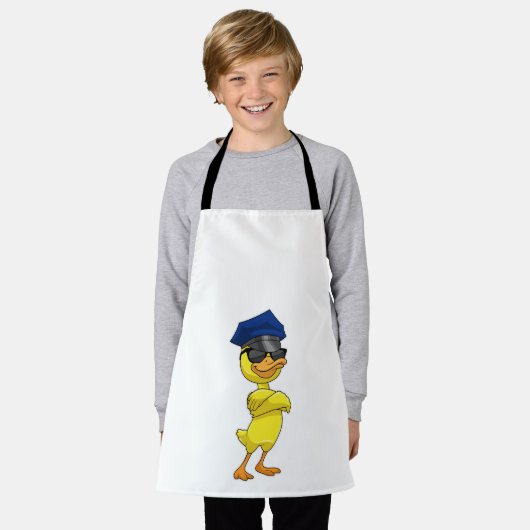 Duck as Police officer with Police cap Schort (Gedragen)