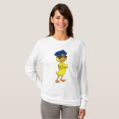 Duck as Police officer with Police cap T-shirt (Voorkant volledig)