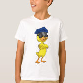 Duck as Police officer with Police cap T-shirt (Voorkant)