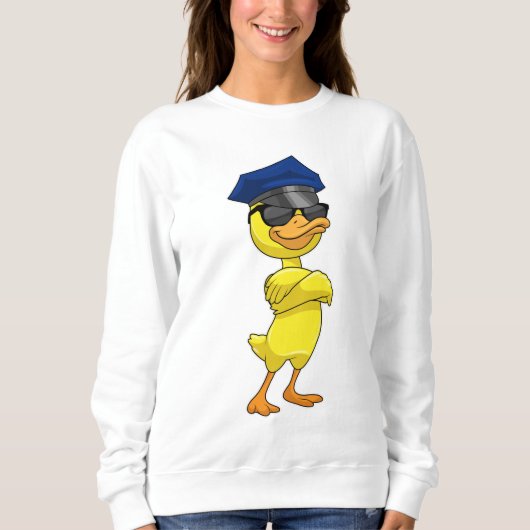 Duck as Police officer with Police cap Trui (Voorkant)