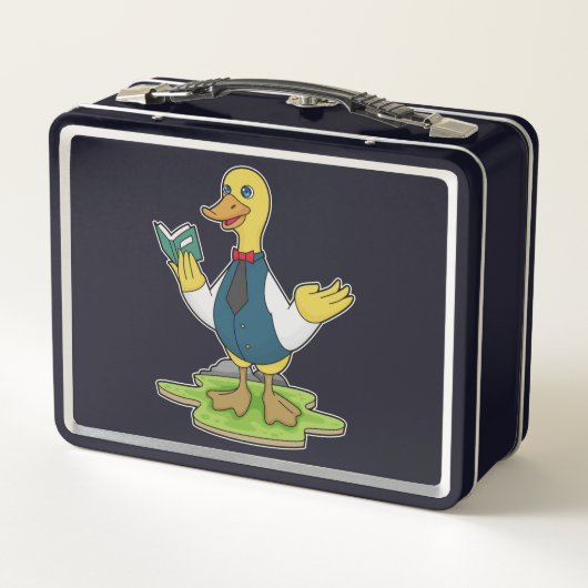 Duck as Teacher with Book (Achterkant)