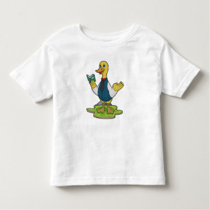 Duck as Teacher with Book Kinder Shirts