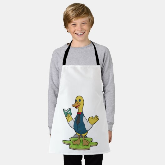 Duck as Teacher with Book Schort (Gedragen)