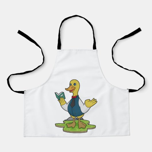 Duck as Teacher with Book Schort (Voorkant)