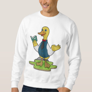 Duck as Teacher with Book Trui