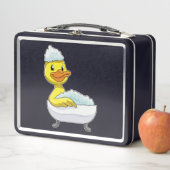 Duck at Bathing with Bathtub & Foam (In situ)