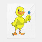 Duck at Darts with Dart Fleece Deken (Voorkant)