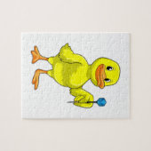 Duck at Darts with Dart Legpuzzel (Horizontaal)