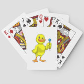 Duck at Darts with Dart Pokerkaarten (Achterkant)