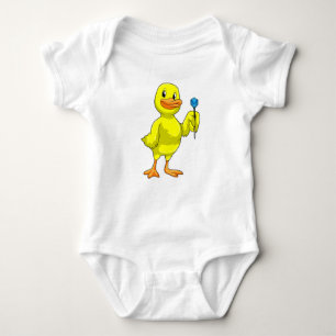Duck at Darts with Dart Romper