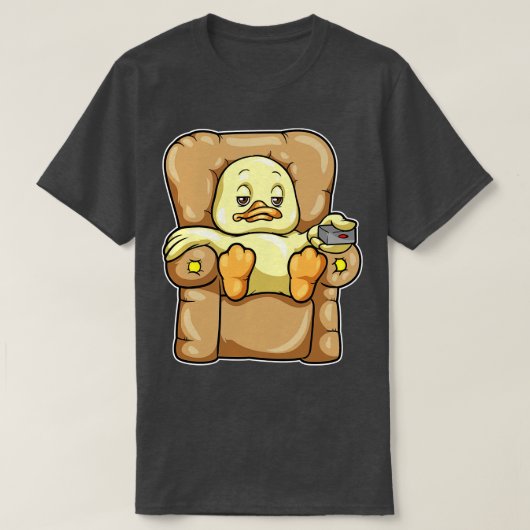 Duck at g out op Sofa T-shirt (Design voorkant)