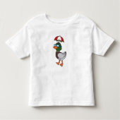 Duck at Raining with Umbrella.PNG Kinder Shirts (Voorkant)