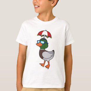 Duck at Raining with Umbrella.PNG T-shirt