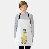 Duck at Swimming with Swimming goggles Schort (Gedragen)