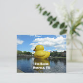 Duck at the Hague, Norfolk, VA Briefkaart (Staand voorkant)