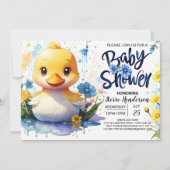 Duck Baby shower Adventure Kaart (Voorkant)