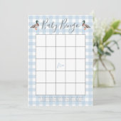 Duck Baby shower Bingo Kaarten (Staand voorkant)