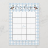 Duck Baby shower Bingo Kaarten (Voorkant)