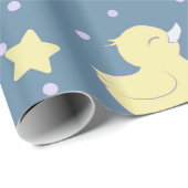 Duck Baby shower Blue Cadeaupapier (Rol Hoek)