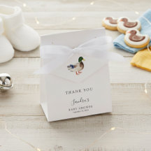 Duck Baby shower Elegant Dank je Minimaal