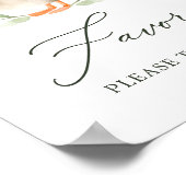 Duck Baby shower gunsten teken Poster (Hoek)