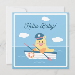 Duck Baby shower Invitation Feestdagenkaart